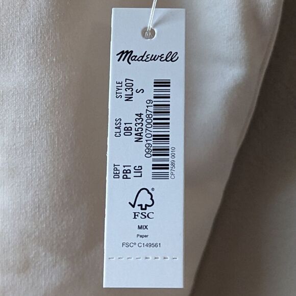 Madewell NWT Flex Sweetheart Brami Tank in‎ Lighthouse | Easy Everyday Layer S - Picture 8 of 12